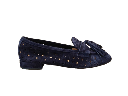 Mocassini Softy traforati blu - STATUS