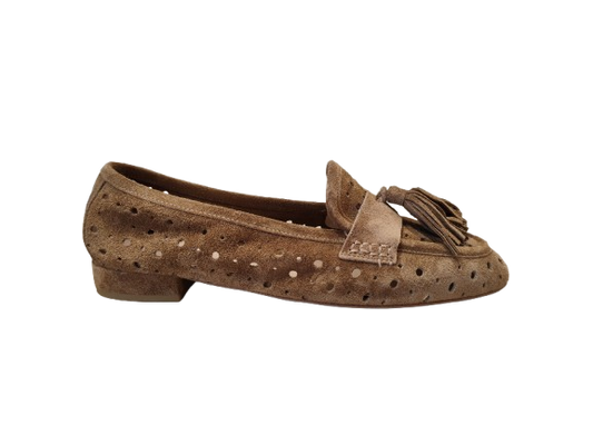 Mocassini Softy traforati cognac - STATUS