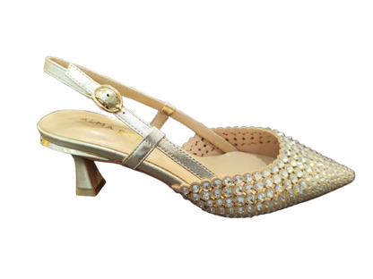 Chanel Swarovski gold - ALMA EN PENA