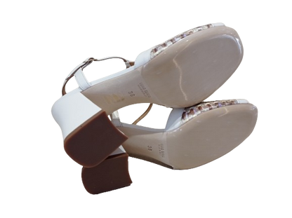 Sandali Alba rafia bianco - G. SORELLI