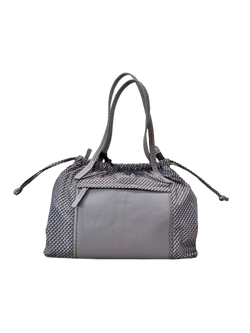 Borsa Shopper nylon coulisse taupe - PLINIO VISONA'