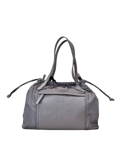 Borsa Shopper nylon coulisse taupe - PLINIO VISONA'