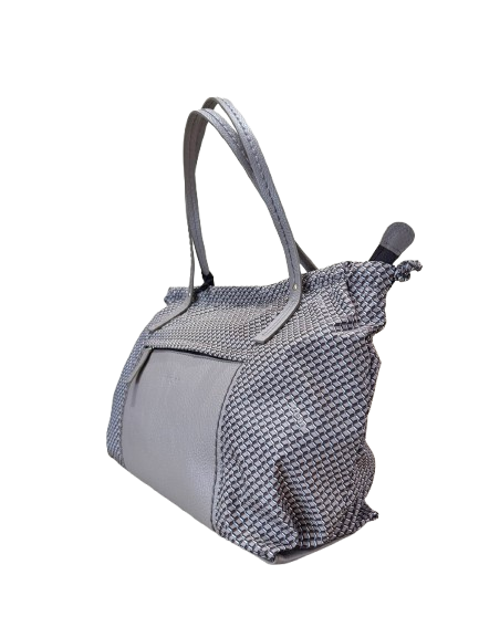 Borsa Shopper nylon coulisse taupe - PLINIO VISONA'