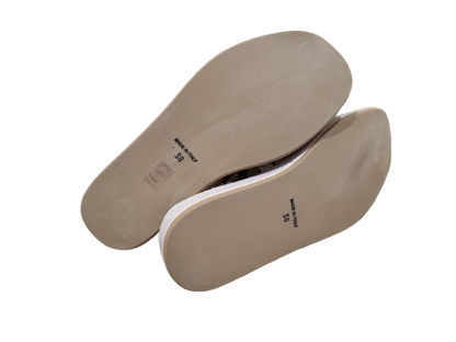 Sandali Bone zeppa beige - G. SORELLI