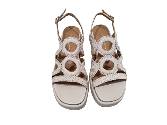 Sandali Bone zeppa beige - G. SORELLI