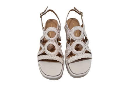 Sandali Bone zeppa beige - G. SORELLI