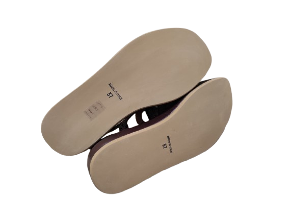 Sandali Bone zeppa moro - G. SORELLI