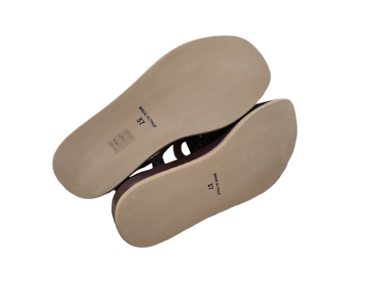 Sandali Bone zeppa moro - G. SORELLI