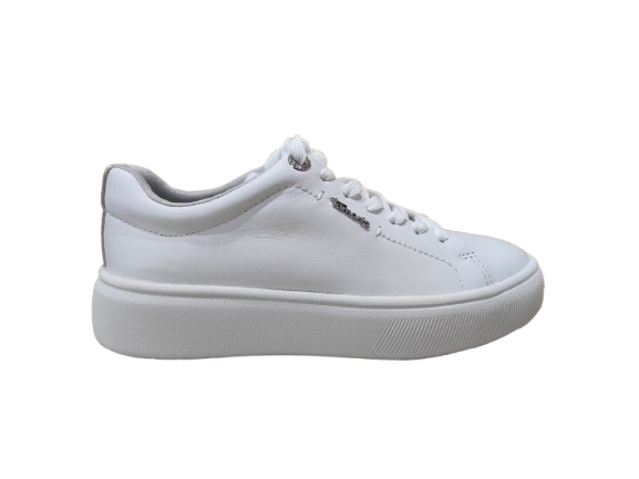 Sneakers white leather - TAMARIS