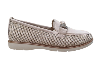 Mocassini intreccio nude - TAMARIS