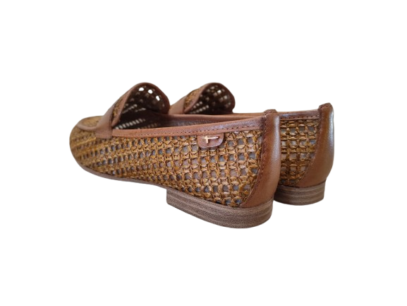 Mocassini intrecciati cognac - TAMARIS - Castelletti Calzature
