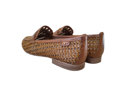 Mocassini intrecciati cognac - TAMARIS - Castelletti Calzature