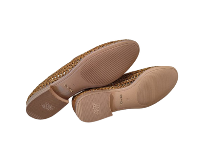 Mocassini intrecciati cognac - TAMARIS - Castelletti Calzature