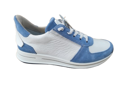 Sneakers Velour Calf azzurro - ARA SHOES