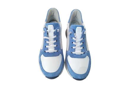 Sneakers Velour Calf azzurro - ARA SHOES