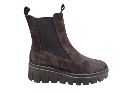 Stivaletti Beatles zeppa mocca - TAMARIS