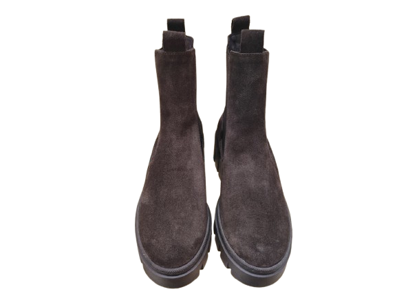 Stivaletti Beatles zeppa mocca - TAMARIS