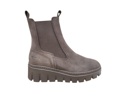 Stivaletti Beatles zeppa taupe - TAMARIS