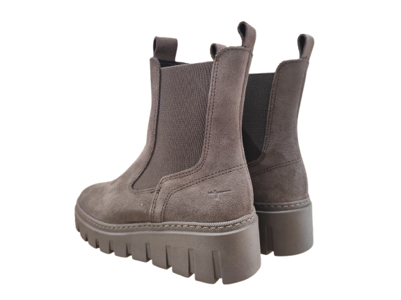 Stivaletti Beatles zeppa taupe - TAMARIS