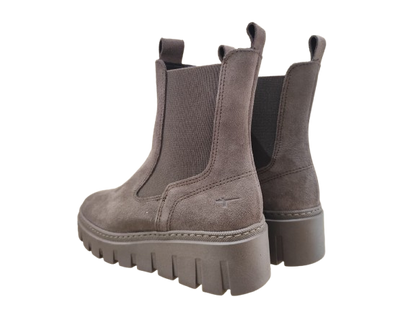 Stivaletti Beatles zeppa taupe - TAMARIS