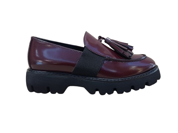 Mocassini London bordeaux - OFFICINE VENETE
