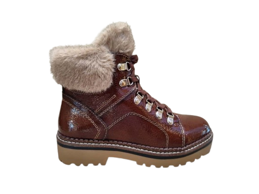 Scarponcini Patent brown - TAMARIS