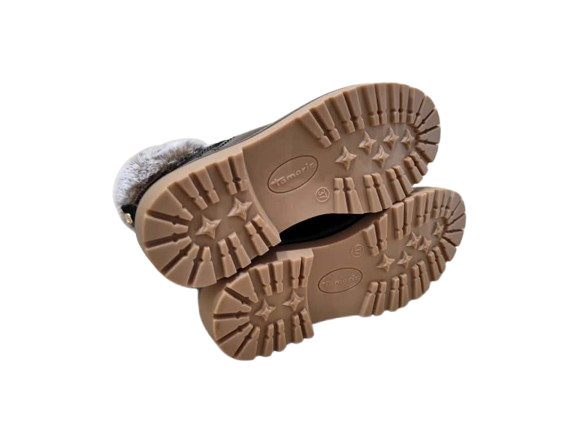 Scarponcini Patent nero - TAMARIS