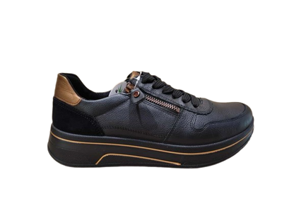 Sneakers Cervo Calf nero - ARA SHOES