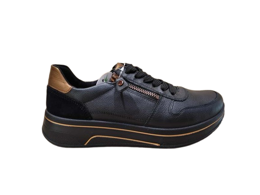 Sneakers Cervo Calf nero - ARA SHOES