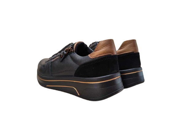 Sneakers Cervo Calf nero - ARA SHOES