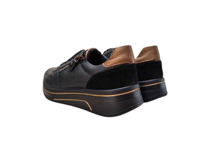 Sneakers Cervo Calf nero - ARA SHOES