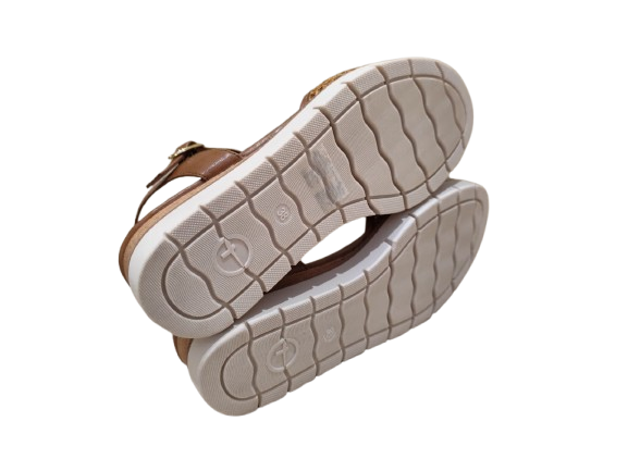 Sandali intreccio cognac - TAMARIS