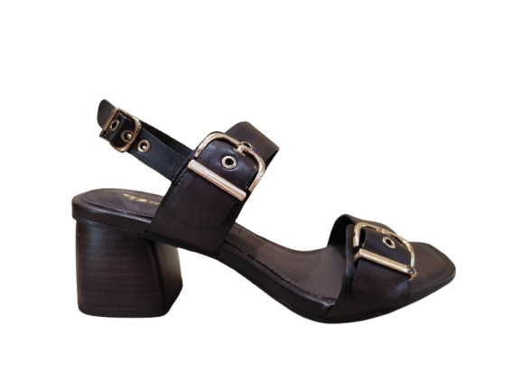 Sandali doppia fibbia moka - TAMARIS
