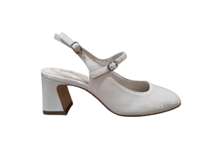 Chanel Patent ivory - TAMARIS - Castelletti Calzature