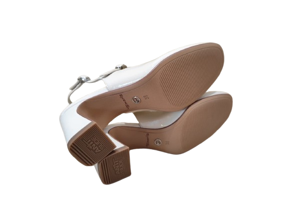 Chanel Patent ivory - TAMARIS - Castelletti Calzature