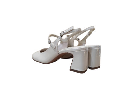 Chanel Patent ivory - TAMARIS - Castelletti Calzature