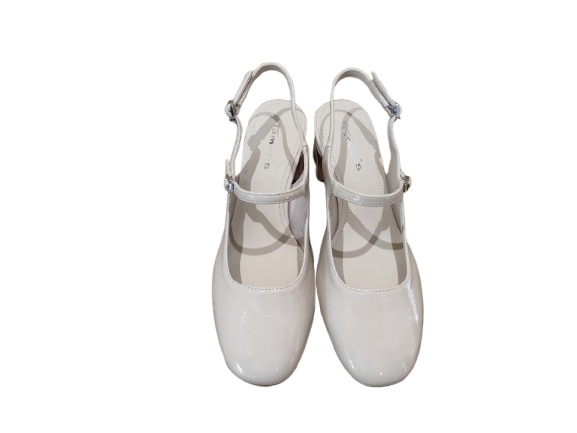 Chanel Patent ivory - TAMARIS - Castelletti Calzature