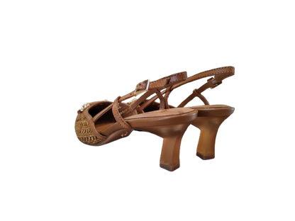 Slingback intreccio cognac - TAMARIS