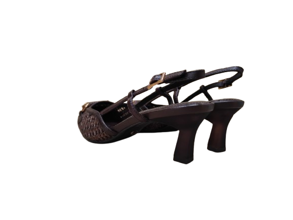 Slingback intreccio moka - TAMARIS