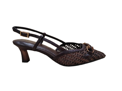 Slingback intreccio moka - TAMARIS