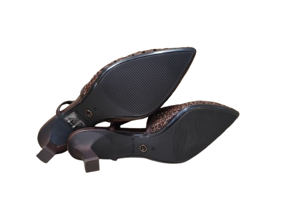 Slingback intreccio moka - TAMARIS