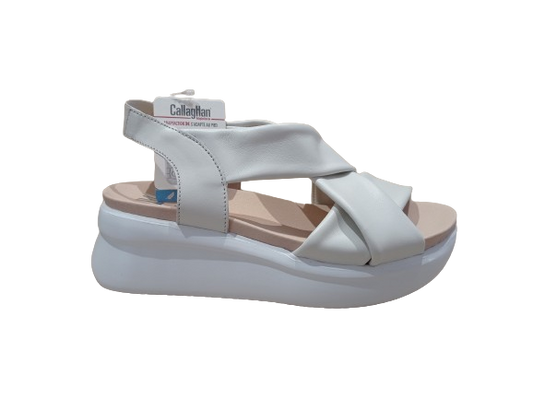 Sandali zeppa off-white - CALLAGHAN