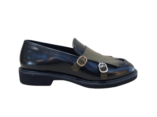 Mocassini London verde - OFFICINE VENETE