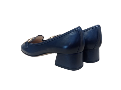 Mocassini Glossy navy - STATUS