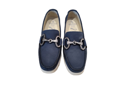 Mocassini brunito blu - SABATINI