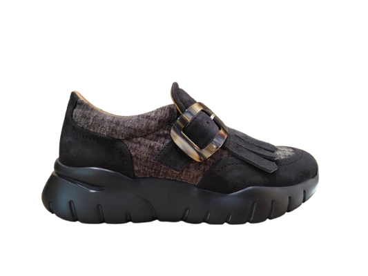 Slip-on fibbia e frangia moro - OFFICINE VENETE