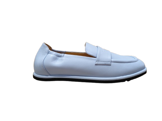 Mocassini guantino azzurro - OFFICINE VENETE
