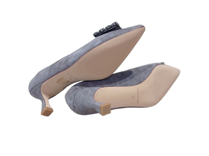 Decolleté Strass grigio - ALMA EN PENA
