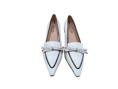Mocassini Impero fiocco white - STATUS