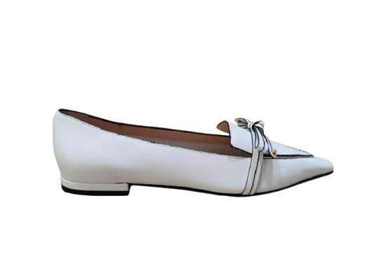 Mocassini Impero fiocco white - STATUS
